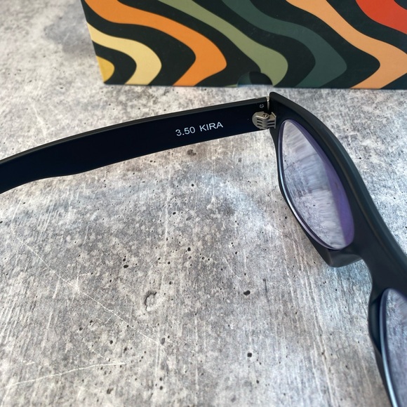 Caddis Kira Matte Black Readers, 3.5 - Picture 5 of 9